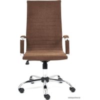 Офисное кресло TetChair Urban (флок, коричневый 6)