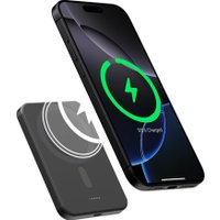 Внешний аккумулятор Pitaka Aramid Fiber Magnetic (черный/серый)