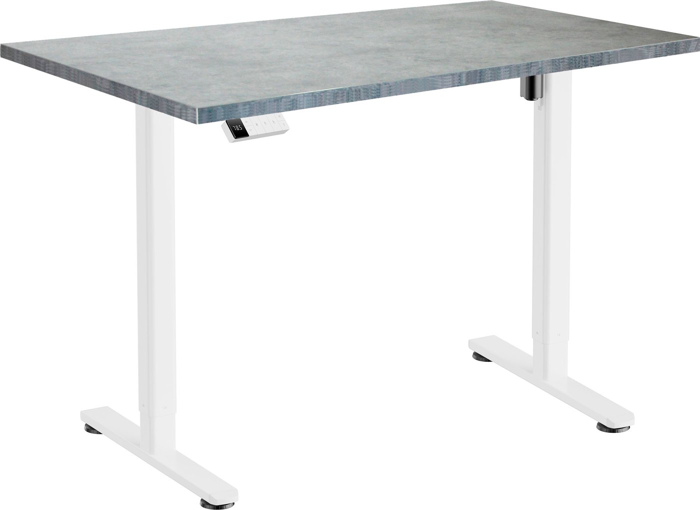 

Стол для работы стоя ErgoSmart Electric Desk Slim 1200х650х25 мм (бетон чикаго/белый)