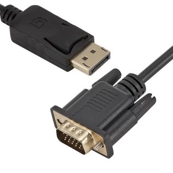 Кабель USBTOP DisplayPort - VGA, FullHD 1080p, 1.8 метра