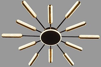 Припотолочная люстра Aitin Pro H77265/6+6T (черный)