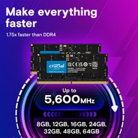 Оперативная память Crucial 2x48ГБ DDR5 SODIMM 5600 МГц CT2K48G56C46S5