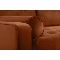 Угловой диван Divan Ситено Barhat Ginger 185242 (оранжевый)