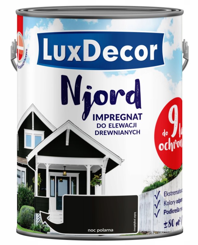 

Краска LuxDecor Njord Полярная ночь 0.75 л (глянец)