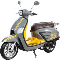 Скутер Motoland Labei WY150-5A (серый/желтый) в Мозыре