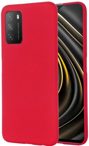 Case Cheap Liquid для Poco M3 (красный)