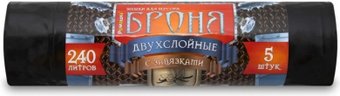 Пакеты для строительного мусора Ромашка БРОНЯ ЗВБ-240/5/9/Ч (5 шт)