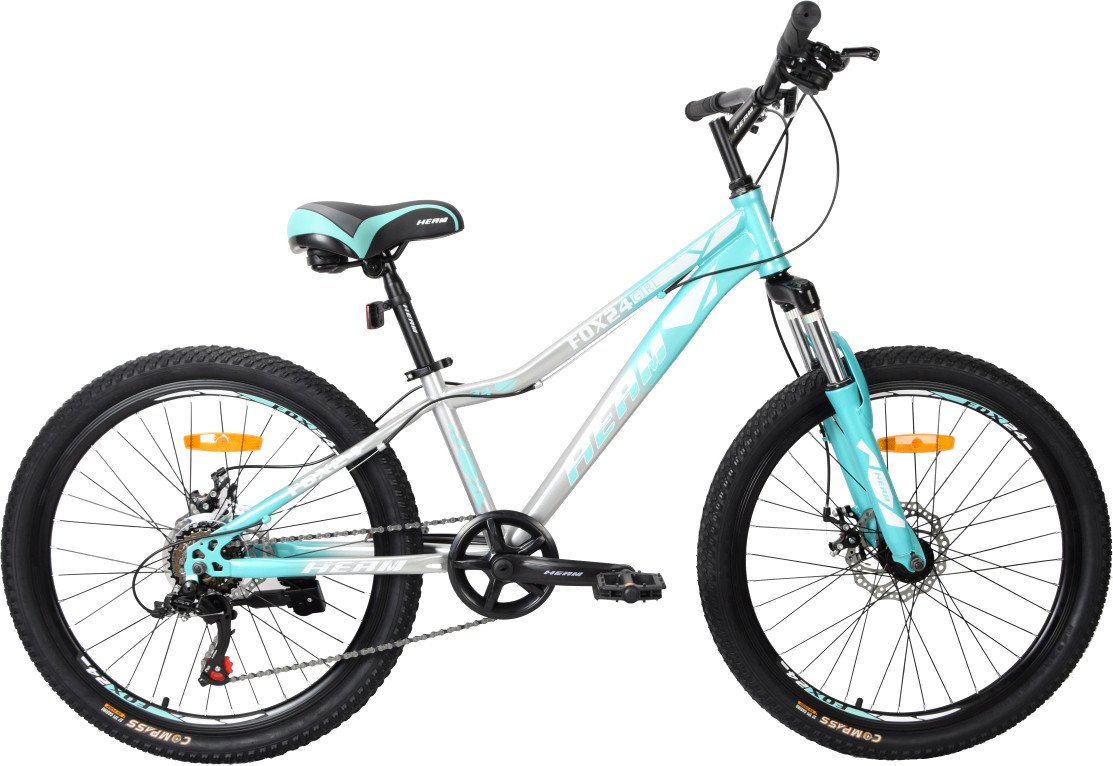 

Велосипед Heam Fox 24 Girl (серебристый/бирюзовый)