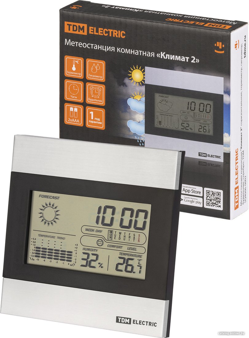 Монитор качества воздуха TDM Electric Климат 2 SQ4006-0002