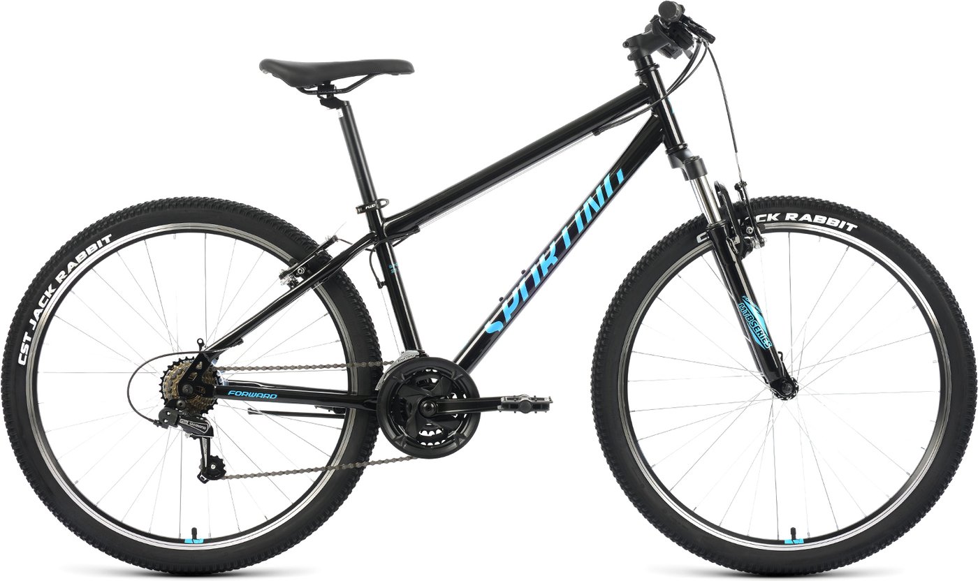 

Велосипед Forward Sporting 27.5 р.19 2022 (черный/бирюзовый)