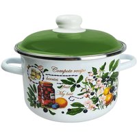 Кастрюля СтальЭмаль Вкусный компот 6RD221М