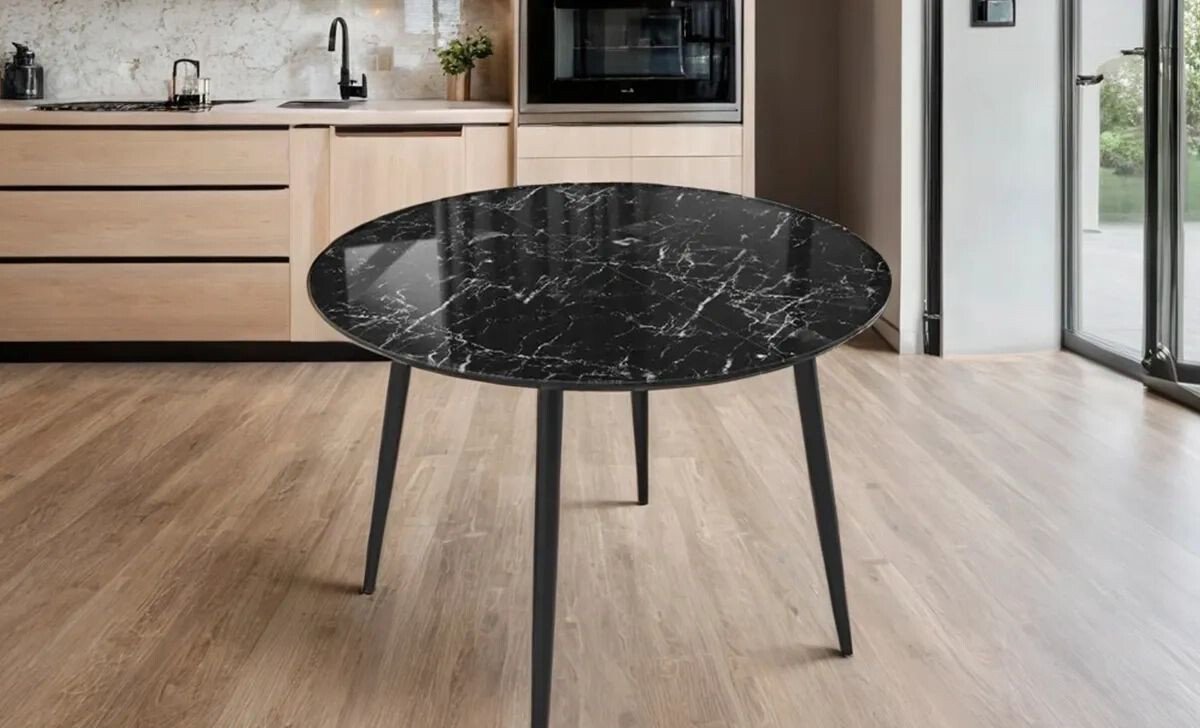 

Кухонный стол Элементика Стенли 1000 (черный мрамор/черный кварц/черный)