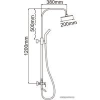 Душевая система  Ledeme L2443