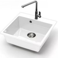 Кухонная мойка MARRBAXX Карельский камень модель 42/G31 (белый)