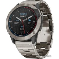 Умные часы Garmin Quatix 6x Solar (титановый)