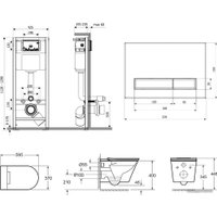 Унитаз подвесной Lavinia Boho Smart V-Clean 7 в 1 87561167