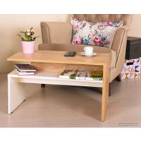 Журнальный столик Mobi Лайт 03.235 (дуб сонома/белый)