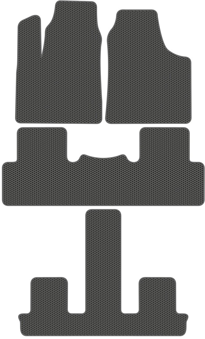 

Комплект ковриков для авто Alicosta Aito M7 I (suv / Гибрид) 2022 - Н.В. +3 ряд (серый)