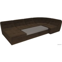 П-образный диван Лига диванов Холидей 101849 (коричневый)