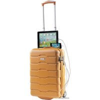 Чемодан CarryOn Transfer Upright USB 55 см (желтый)