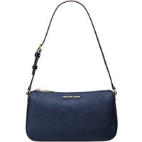 Женская сумка Michael Kors Jet Set Medium Saffiano Leather Pochette (Navy)