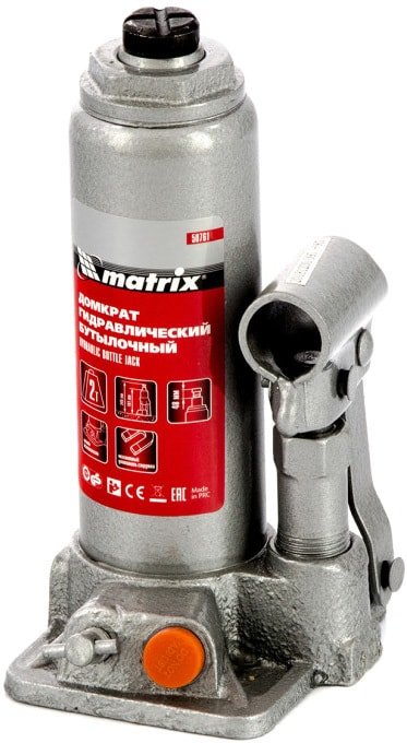 

Бутылочный домкрат Matrix 50761 2т