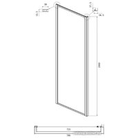 Душевой уголок Ambassador Forsa 140x80x200 17021120AX-80AX