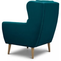 Интерьерное кресло Mio Tesoro Фиджи (Velutto 20/натуральное дерево)