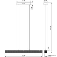 Подвесная люстра Moderli Elena V2720-PL