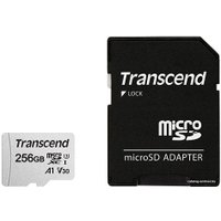 Карта памяти Transcend microSDXC 300S 256GB (с адаптером)