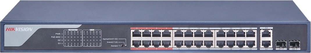 

Неуправляемый коммутатор Hikvision DS-3E0326P-E(B)