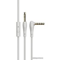 Кабель Hoco UPA15 3.5мм - 3.5мм с микрофоном (1 м, белый)