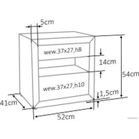 Тумба Signal ET-003 Velvet (bluvel 28 бежевый)