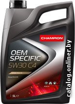 Моторное масло Champion OEM Specific C4 5W-30 5л