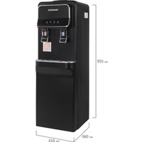 Кулер для воды Sonnen FSE-02WBc 456168 (черный)
