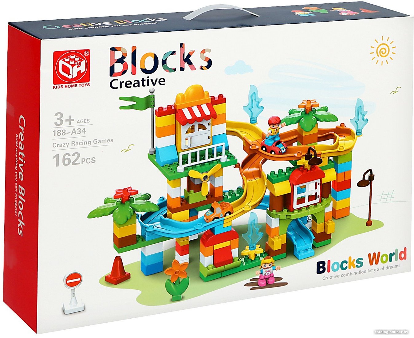 Конструктор Kids Home Toys Забавные горки 188-A34 9655728