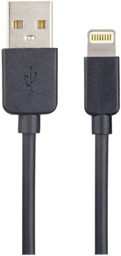 Кабель Perfeo I4603 USB Type-A - Lightning (1 м, черный)