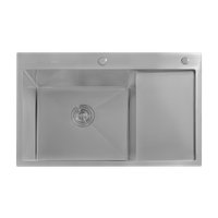 Кухонная мойка Astir Decor Satin C78x51L (с сифоном, дозатором и коландером)