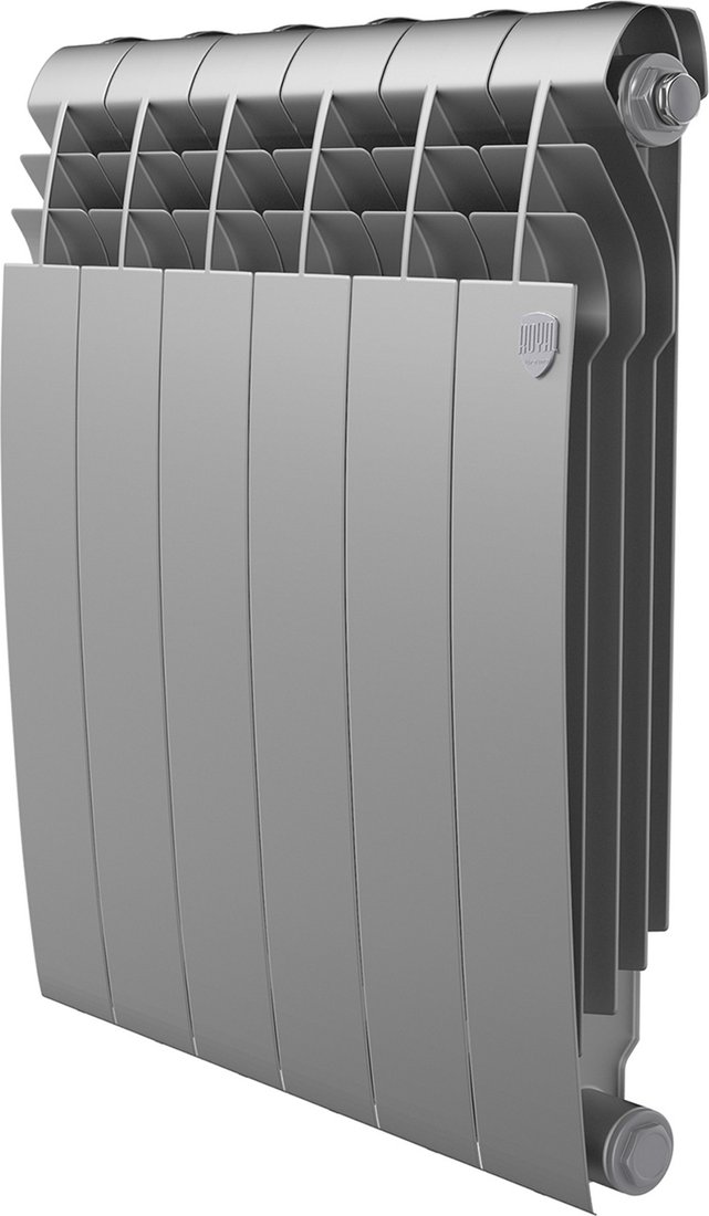 

Биметаллический радиатор Royal Thermo Biliner B 500 Серебристый - 6 секций