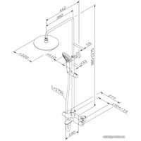 Душевая система  AM.PM Gem F0790510