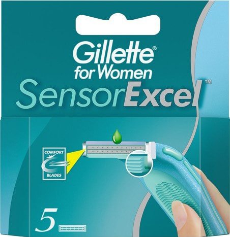 

Сменные кассеты для бритья Gillette for Women Sensor Excel (5 шт) 3014260244897