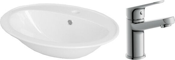 

Умывальник Cersanit Calla 54 S-UM-Cl/1-w + 63034