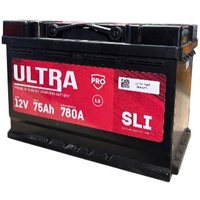 Автомобильный аккумулятор Ultra PRO R+ 780A (75 А·ч)