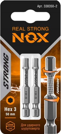 

Набор бит Nox Strong 338350-2.21.2 (4x2 шт)
