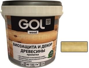 

Пропитка GOL Wood Aqua Защитно-декоративная 2.5 кг (бесцветный)