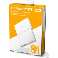 Внешний накопитель WD My Passport 4TB [WDBUAX0040BWT]