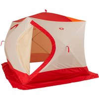 Палатка для зимней рыбалки Медведь Куб-4 зимняя с полом Оксфорд 600 и накидкой