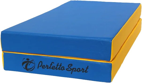 

Cпортивный мат Perfetto Sport №3 складной 100x100x10 (синий/желтый)