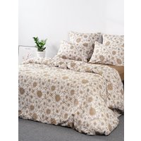 2-спальный комплект постельного белья Ночь Нежна Санфлауэр 2сп Евро 70x70 20134-1+71141-18