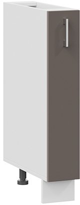 

Шкаф напольный Трия Габриэлла 1Н15К (белый/муссон)